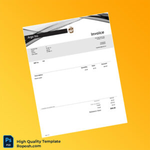 USA Argo Bakery Invoice Template in Word and PDF formats USA Argo Bakery Invoice Template in Word and PDF formats