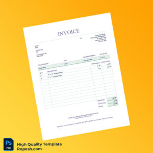 USA Create Co Invoice Template in Word and PDF formats
