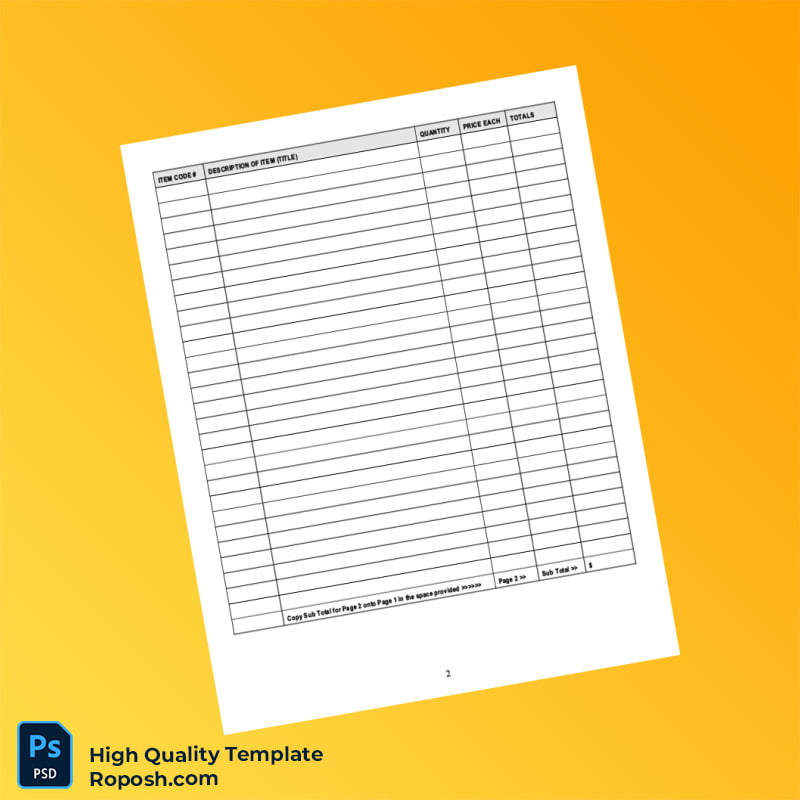 USA Followers of Jesus Christ Ministries Invoice Template in Word and PDF formats 2 page USA Followers of Jesus Christ Ministries Invoice Template in Word and PDF formats 2 page