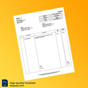 USA GearTree com Invoice Template in Word and PDF formats