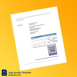 USA Ichigo Global Invoice Template in Word and PDF formats