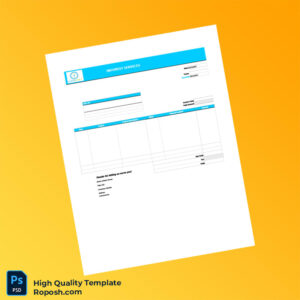 USA Infomist Services Invoice Template in Word and PDF formats