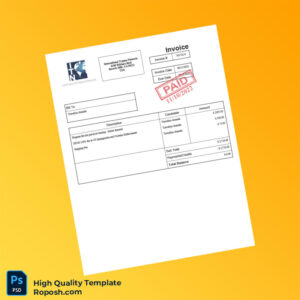USA International Trainee Network Invoice Template in Word and PDF formats USA International Trainee Network Invoice Template in Word and PDF formats