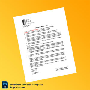 Customizable USA KRE Employment Verification Letter Word & PDF Template Customizable USA KRE Employment Verification Letter Word & PDF Template