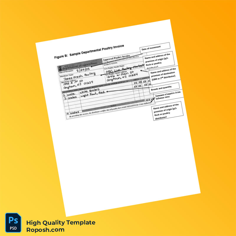 USA New Jersey Department of Agriculture Invoice Template in Word and PDF formats 7 page USA New Jersey Department of Agriculture Invoice Template in Word and PDF formats 7 page