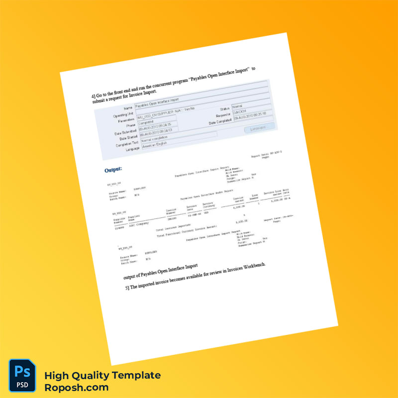 USA Oracle Database Invoice Template in Word and PDF formats 7 page USA Oracle Database Invoice Template in Word and PDF formats 7 page