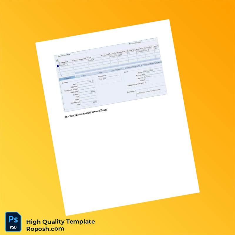 USA Oracle Database Invoice Template in Word and PDF formats 7 page USA Oracle Database Invoice Template in Word and PDF formats 7 page