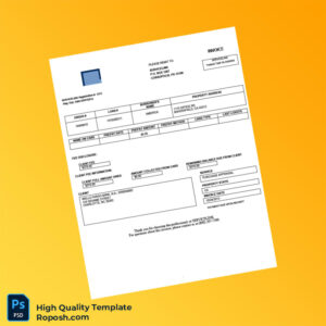 USA Servicelink Invoice Template in Word and PDF formats