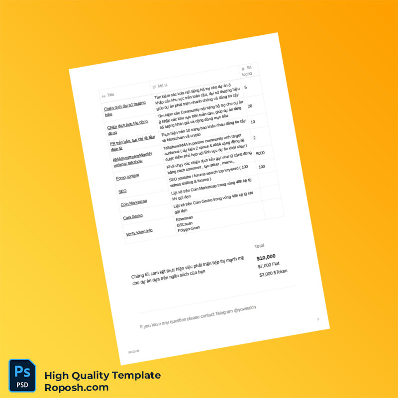 USA Tech Young Company Invoice Template in Word and PDF formats 3 page USA Tech Young Company Invoice Template in Word and PDF formats 3 page