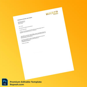 Customizable USA Wicked Remodeling Employment Verification Letter Word & PDF Template