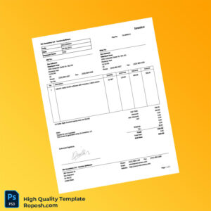 USA Xin Inventory 2 0 Invoice Template in Word and PDF formats