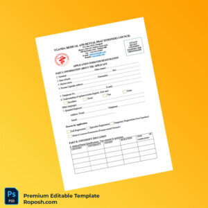Customizable Uganda Medical and Dental Practitioners Council Registration Form Editable Word & PDF Template 3 page Customizable Uganda Medical and Dental Practitioners Council Registration Form Editable Word & PDF Template 3 page