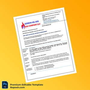 Customizable United Arab Emirates Siemens Oil Gas Company LLC Employment Verification Letter Word & PDF Template 5 page Customizable United Arab Emirates Siemens Oil Gas Company LLC Employment Verification Letter Word & PDF Template 5 page