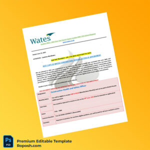 Customizable United Kingdom Wates Construction Employment Verification Letter Word & PDF Template 5 page Customizable United Kingdom Wates Construction Employment Verification Letter Word & PDF Template 5 page