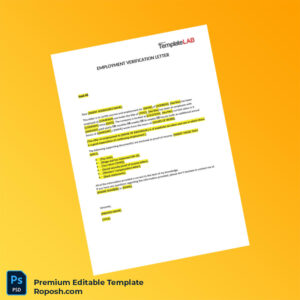 Customizable United States Employer Name Employment Verification Letter Word & PDF Template 2 page Customizable United States Employer Name Employment Verification Letter Word & PDF Template 2 page