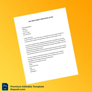 Customizable United States FlanBTQ LLC Employment Verification Letter Word & PDF Template