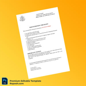 Customizable United States IU Employment Verification Letter Word & PDF Template