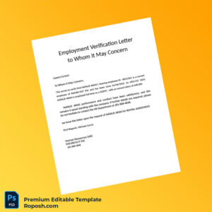 Customizable United States Insure-Hut Inc Employment Verification Letter Word & PDF Template 2 page