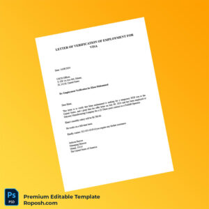 Customizable United States Odyssey Manufacturing Company Employment Verification Letter Word & PDF Template Customizable United States Odyssey Manufacturing Company Employment Verification Letter Word & PDF Template