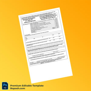 Customizable United States Sporting Dog Registry Registration Certificate Editable Word & PDF Template Customizable United States Sporting Dog Registry Registration Certificate Editable Word & PDF Template