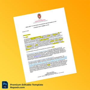 Customizable United States UW-Madison Employment Verification Letter Word & PDF Template 3 page