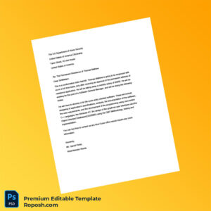 Customizable United States West Monster Words Employment Verification Letter Word & PDF Template