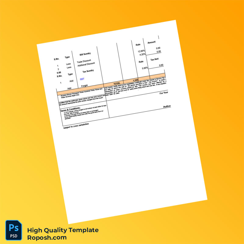 Unknown Unknown Tax Invoice Template in Word and PDF formats 5 page Unknown Unknown Tax Invoice Template in Word and PDF formats 5 page
