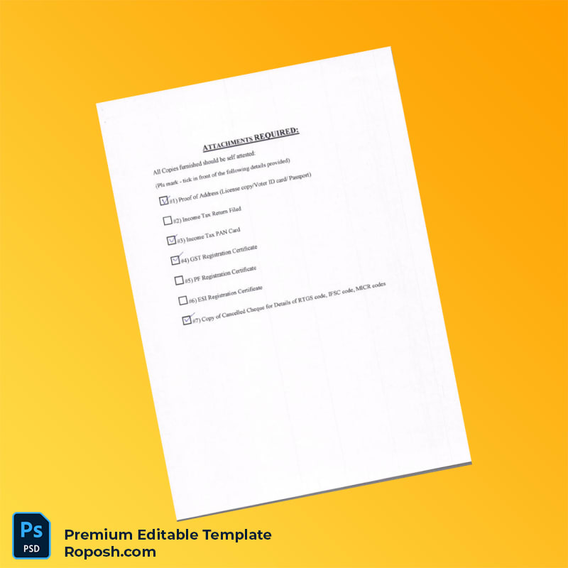 Customizable Vendor Registration Form Editable Word & PDF Template 8 page Customizable Vendor Registration Form Editable Word & PDF Template 8 page
