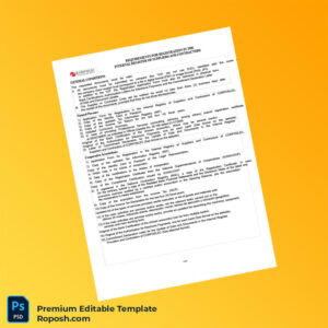 Customizable Venezuela CORPOELEC Registration Certificate Editable Word & PDF Template 2 page Customizable Venezuela CORPOELEC Registration Certificate Editable Word & PDF Template 2 page