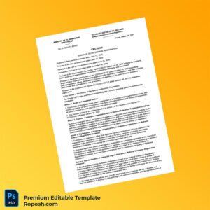 Customizable Vietnam Ministry of Planning and Investment Enterprise Registration Circular Editable Word & PDF Template 6 page