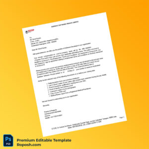 Customizable Vinod Kumar India Salary Certificate Word & PDF Template 8 page