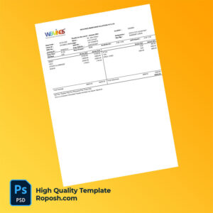 Weavings Manpower Solutions PVT LTD payslip word and pdf template