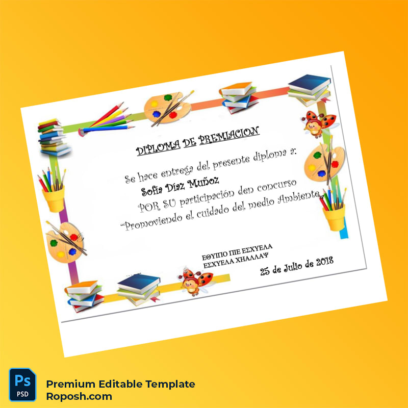 Editable Argentina Environmental Care Award Diploma Template (Fast Edit) 6 Page Editable Argentina Environmental Care Award Diploma Template (Fast Edit) 6 Page