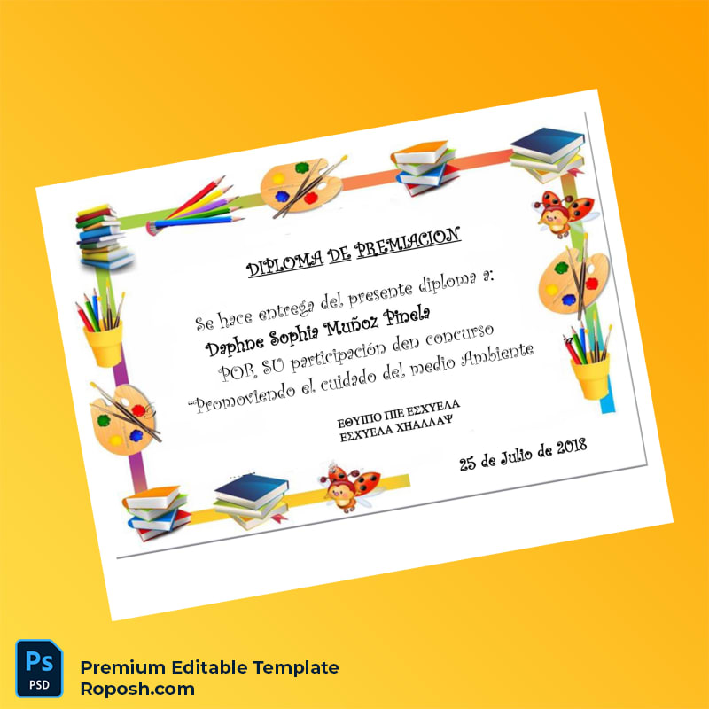 Editable Argentina Environmental Care Award Diploma Template (Fast Edit) 6 Page Editable Argentina Environmental Care Award Diploma Template (Fast Edit) 6 Page