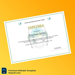 Editable Argentina Escuela Secundaria Rural Med. TIC High School Diploma (High Quality) Editable Argentina Escuela Secundaria Rural Med. TIC High School Diploma (High Quality)