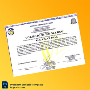 Editable Brazil Colegio 24 de Março Technical Diploma in Nursing Template (Fast Edit) Editable Brazil Colegio 24 de Março Technical Diploma in Nursing Template (Fast Edit)