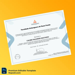 Editable Brazil Faculdade Anhanguera de Passo Fundo Bachelor of Science in Psychology Template (Fast Edit) 2 Page Editable Brazil Faculdade Anhanguera de Passo Fundo Bachelor of Science in Psychology Template (Fast Edit) 2 Page