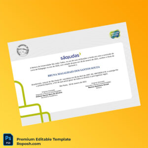 Editable Diploma Template – Brazil São Judas Tadeu University Bachelor of Pedagogy Template (Fast Edit) 2 Page Editable Diploma Template – Brazil São Judas Tadeu University Bachelor of Pedagogy Template (Fast Edit) 2 Page