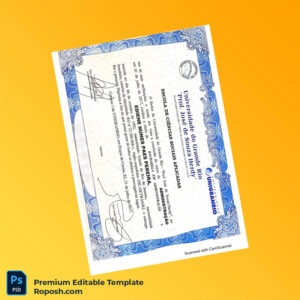 Editable Brazil University of Grande Rio Bachelor’s Degree in Administration – Instant Download 2 Page Editable Brazil University of Grande Rio Bachelor’s Degree in Administration – Instant Download 2 Page