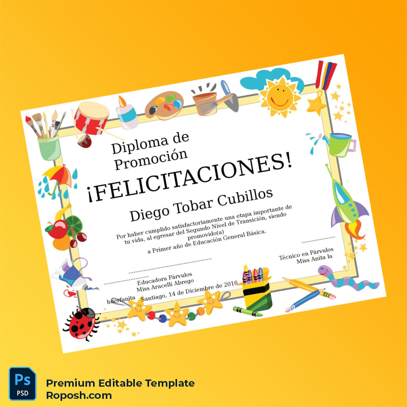 Editable Chile Educational Institution Diploma Certificate – Instant Download Editable Chile Educational Institution Diploma Certificate – Instant Download