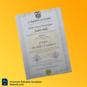 Editable Colombia Instituto Nacional Psicopedagógico Bachiller Académico Template – Fast Edit Editable Colombia Instituto Nacional Psicopedagógico Bachiller Académico Template – Fast Edit