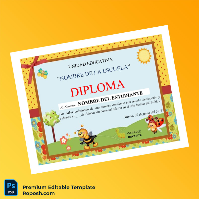 Editable Ecuador Educational Institution Diploma Template – Fast Edit 8 Page Editable Ecuador Educational Institution Diploma Template – Fast Edit 8 Page