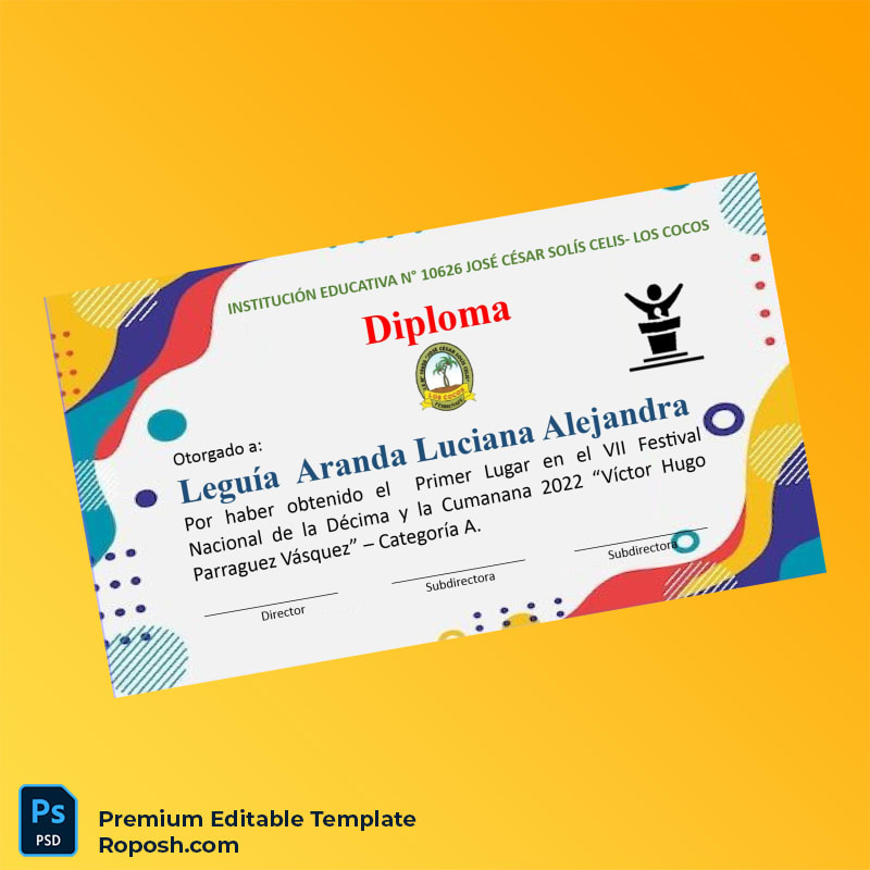 Editable Ecuador José César Solís Celis Educational Institution Diploma Template (Fast Edit) 3 Page Editable Ecuador José César Solís Celis Educational Institution Diploma Template (Fast Edit) 3 Page