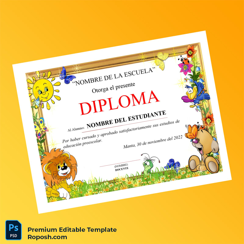 Editable Ecuador Unidad Educativa _Nombre de la Escuela_ Diploma (Fast Edit) 8 Page Editable Ecuador Unidad Educativa _Nombre de la Escuela_ Diploma (Fast Edit) 8 Page