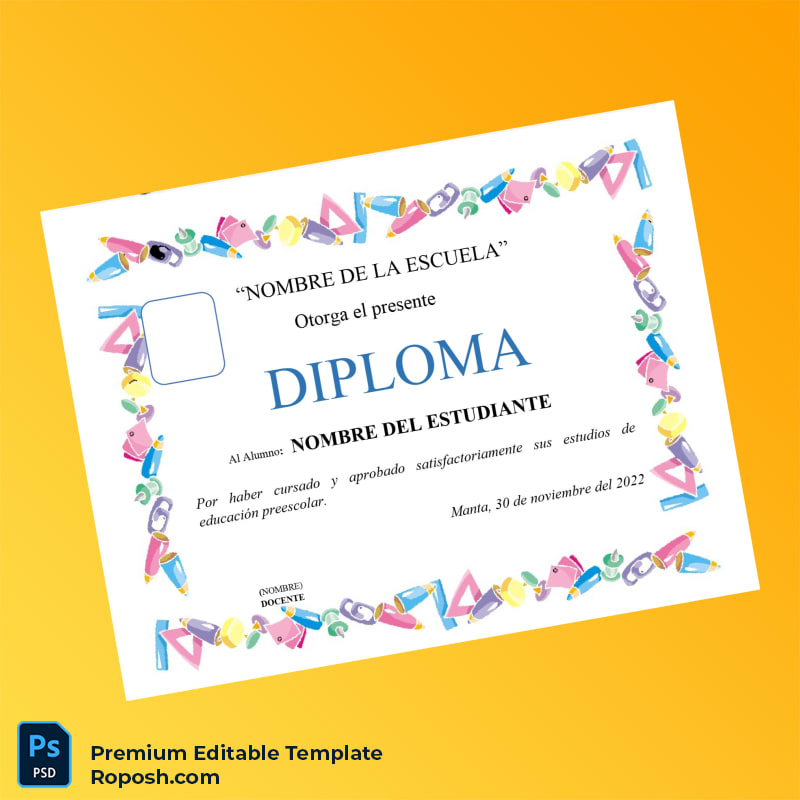 Editable Ecuador Unidad Educativa _Nombre de la Escuela_ Diploma (Fast Edit) 8 Page Editable Ecuador Unidad Educativa _Nombre de la Escuela_ Diploma (Fast Edit) 8 Page