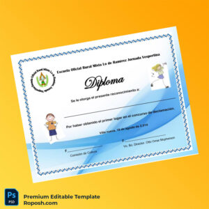 Editable Guatemala Escuela Oficial Rural Mixta Lo de RamÃrez Diploma – Instant Download Editable Guatemala Escuela Oficial Rural Mixta Lo de RamÃrez Diploma – Instant Download