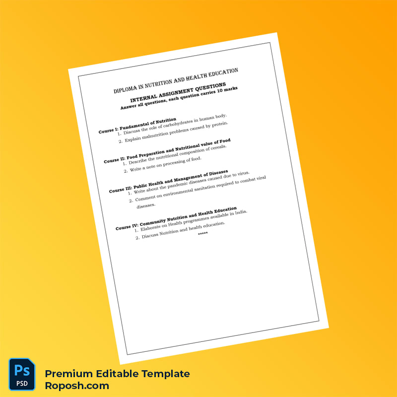 Editable India Karnataka State Open University Diploma Template – Fast Edit 8 Page Editable India Karnataka State Open University Diploma Template – Fast Edit 8 Page