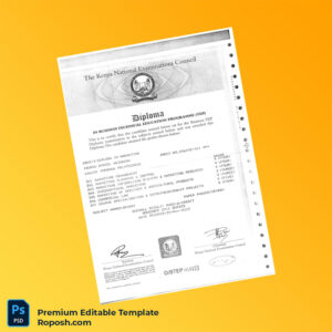 Editable Kenya Mombasa Polytechnic Diploma in Marketing Template – Fast Edit Editable Kenya Mombasa Polytechnic Diploma in Marketing Template – Fast Edit