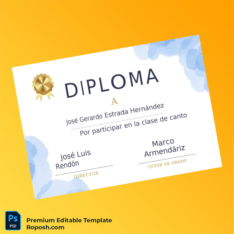 Editable Mexico José Gerardo Estrada Hernández Diploma Template – Instant Download Editable Mexico José Gerardo Estrada Hernández Diploma Template – Instant Download
