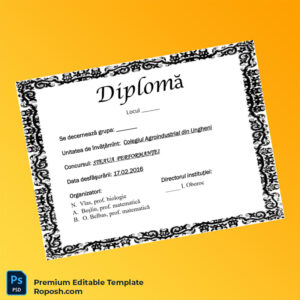 Editable Moldova Colegiul Agroindustrial din Ungheni Certificate of Mention – Fast Edit 2 Page Editable Moldova Colegiul Agroindustrial din Ungheni Certificate of Mention – Fast Edit 2 Page